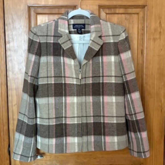 Jones New York wool plaid jacket - Picture 1 of 5